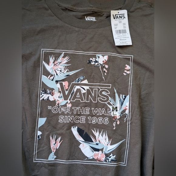 Vans Brown Graphic T-Shirt - Picture 2 of 4